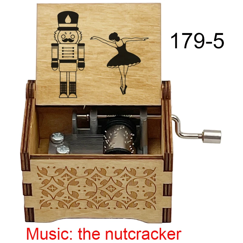 The Nutcracker Tchaikovsky music hand Music Box ballet boys girls Toys New year Christmas gift