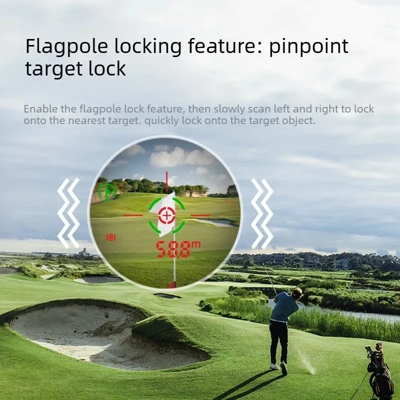 2026  Alloy Mini Rangefinder Telescope SW-U800 Handheld High Precision Outdoor Distance Height Meter Portable Golf Hunti