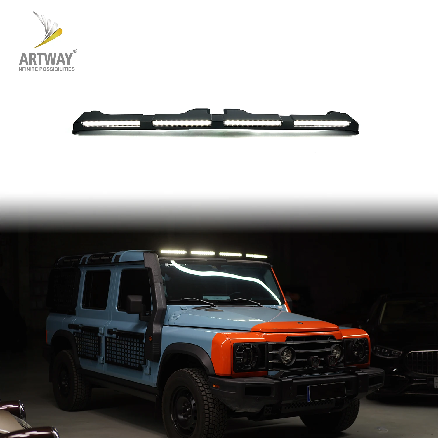 High Quality LED Roof Light for Ineos Grenadier Auto Parts Retrofit/upgrade