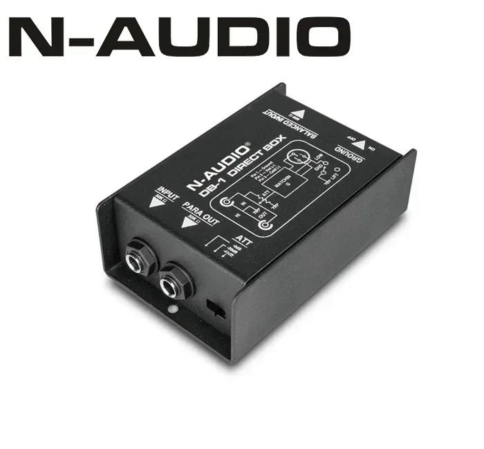 Passieve Audio DI Box Directe Injectie Box Geluidsarme Gitaar Bas DI TRS 2-kanaals Audio Converter Multifunctionele Mixer Audio