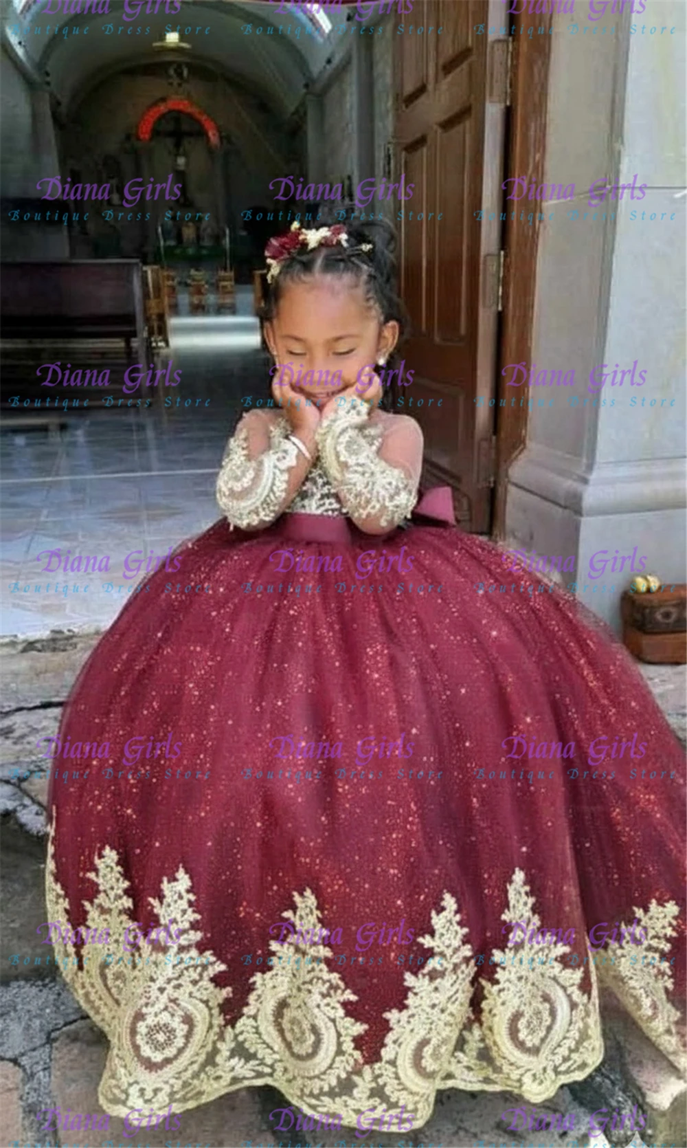 robe-a-fleurs-pour-filles-en-tulle-rouge-moelleuse-avec-des-appliques-dorees-de-qualite-pour-enfants-robes-de-bal-de-soiree-de-mariage-d'anniversaire-nouvelle-collection
