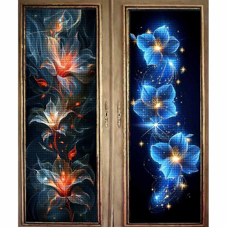 

2025 new model diamond mosaic art DIY flower dream giant diamond painting kit 5D Square Round Rhinestone Cross Stitch Home Decor