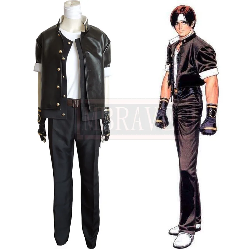 

KOF The King of Fighters Kyo Kusanagi Fighting Uniform Cosplay Costume Halloween Outfit Cosplay Costume Customize Any Size