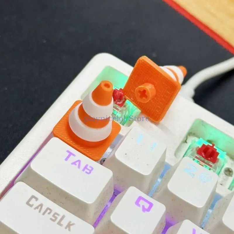 アイスクリームコーン樹脂キーキャップゲームやオフィスの個性キーボード設定にユニークなタイピングファンE8BAを強化