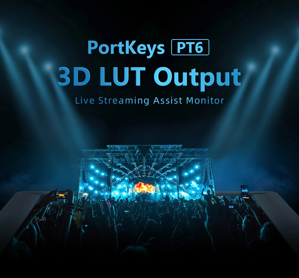 حقل كاميرا FPortkeys PT6 بشاشة لمس 5.2 بوصة مع 4K 30p 3D LUT Hd 1920x1080 على الكاميرا