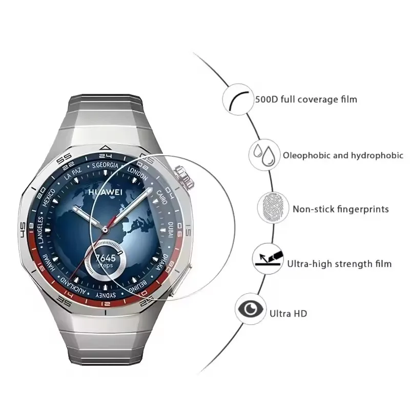 Tempered Glass for Huawei Watch GT5 GT 5 Pro 4 3 2 41mm 46mm 42mm GT4 Screen Protector Glass Film Accessories for Huawei Watch