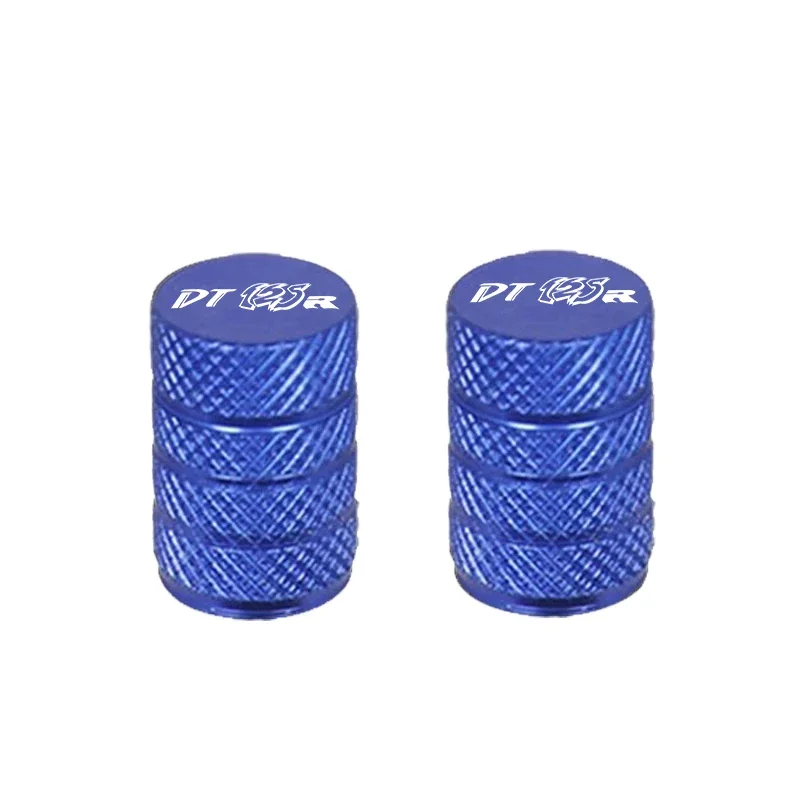 Para YAMAHA DT125R DT125RR DT125 R DT 125 1998 2000 2001 2002 2003 2004 motocicleta CNC vehículo rueda neumático válvula vástago tapas cubierta