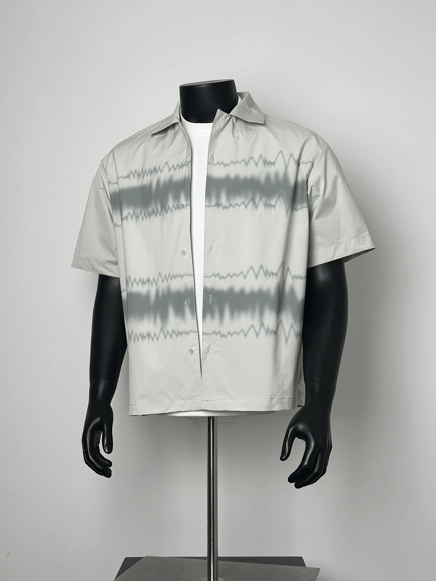 

ANXIE American Sle adient Cuba Collar ort Sve Loose Couple irt ex Summer Cool Feeling Faionable Youth irt
