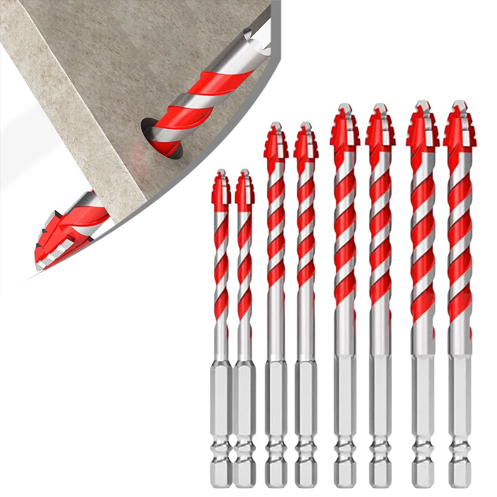 Progetti fai-da-te Punta da trapano in metallo duro da 12 mm Punta da trapano eccentrica Prestazioni migliorate Opzioni di umidità per progetti domestici
