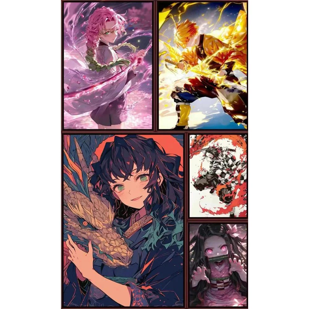 2024 Nieuwste Case Groothandel Nieuwste Demon Slayer Collection Crystal Card Shinobu Nezuko Mitsuri TCG Hobby Gift