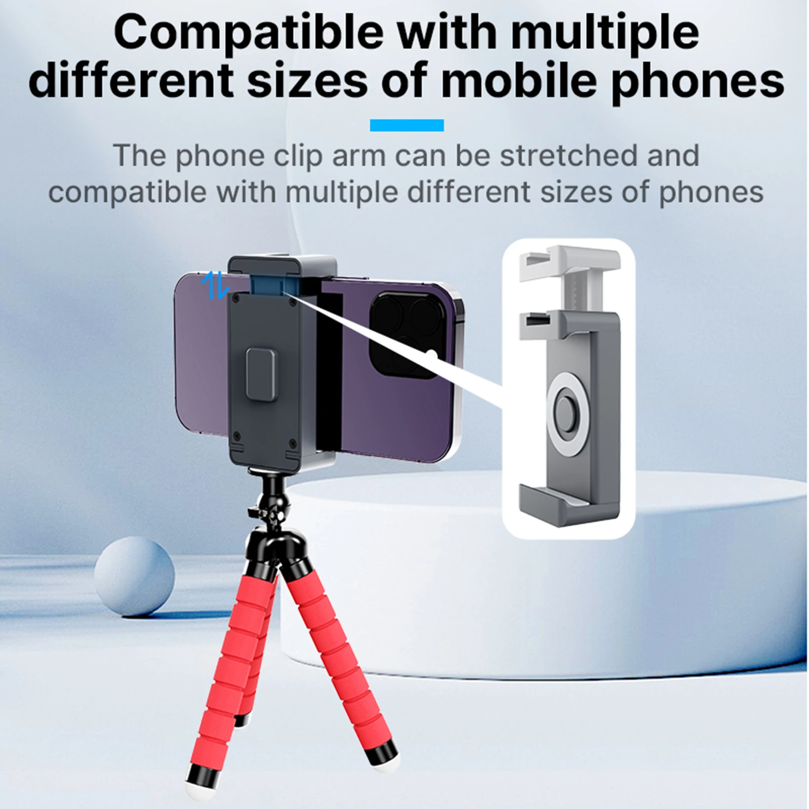 Tripods Tripod For Phone Mobile Camera Holder Clip Smartphone Monopod Tripe Stand Octopus Mini Tripod Stativ For Phone