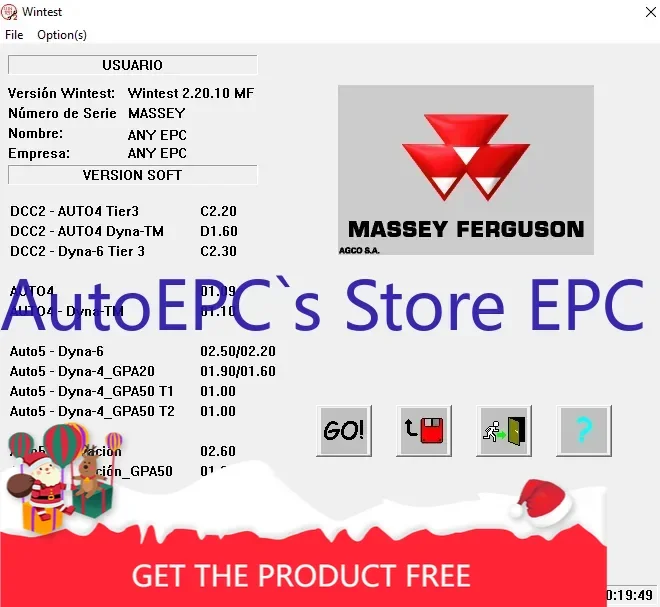 

AutoEPC Massey Ferguson WinTest 2.20.10