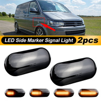 Dynamic Flowing LED Side Marker Turn Signal Light For VW Transporter/Multivan T5 7E 7F 7J 7H 2007-2015 Amarok 09 2010-up