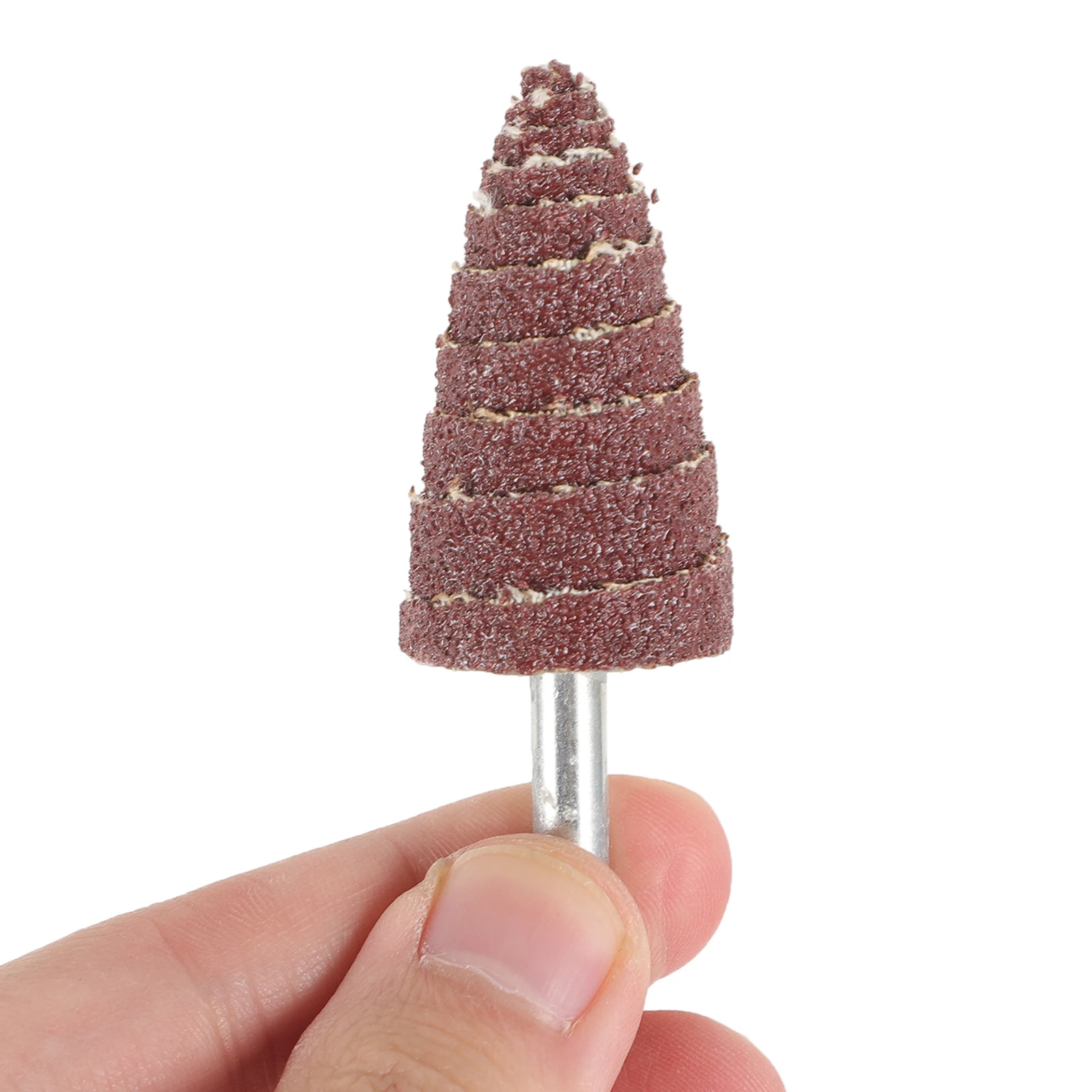 

20 Pcs Conical Emery Cloth Grinding Head 16 20 25 30 Cone Flap Wheels S paper Abrasive Rotary Tool Bits Mixed Sizes Durable H