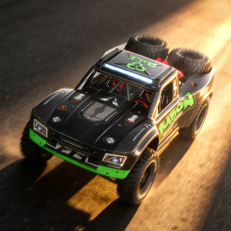 Fast Shipping! 1/10 4WD RC Desert Buggy - Brushless Motor, Adjustable Gyro, Aluminum Shock Absorbers Ready for High-Speed Racing