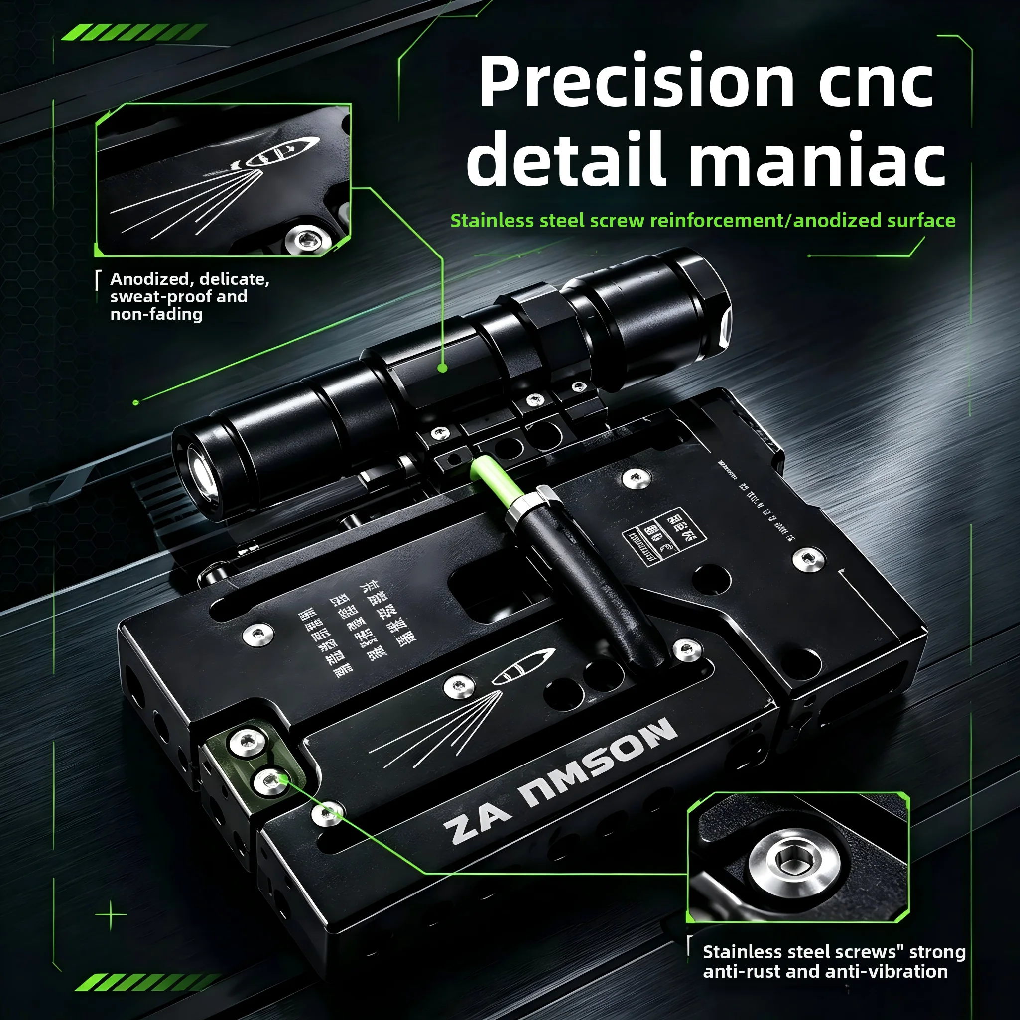 Metal Folding Launcher Slingshot Upgrade New Model Adult Specific High Precision Gun Style Tension Gun MagaPivot Card EDC Pocket