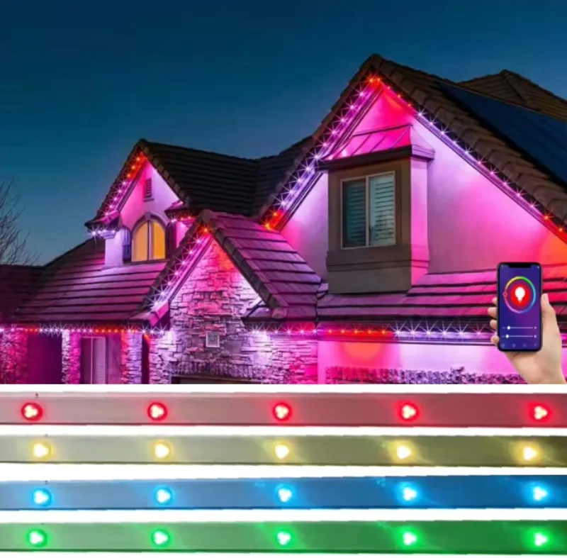 Hot selling Wholesale 100m point light No Moq Waterproof Rgb Pixel Led Permanent Christmas Lights Point 