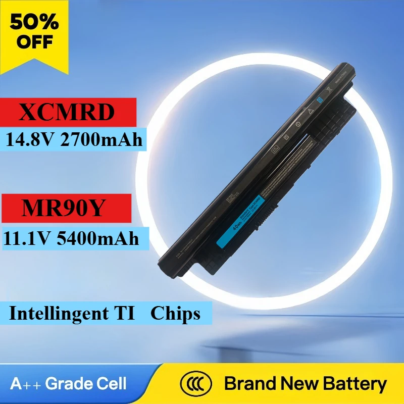 

New 40Wh XCMRD 65Wh MR90Y Laptop Battery for Dell Inspiron 3421 3437 3442 3443 3521 3721 3737 5421 5437 5537 3537 5521 5721 5737