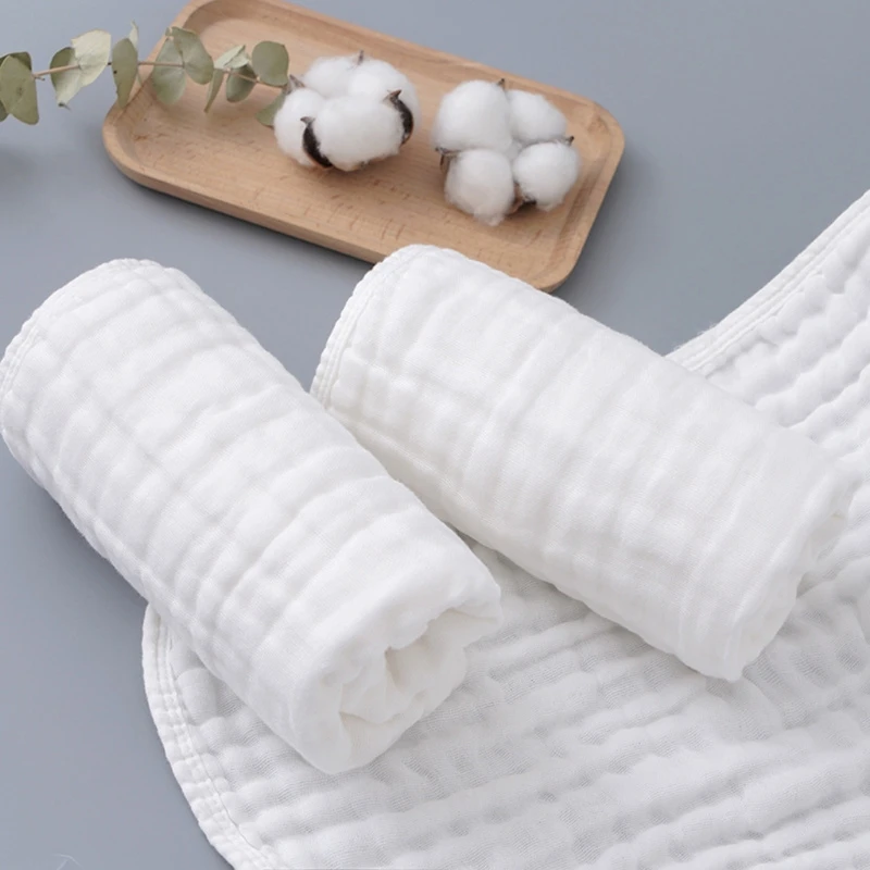 35×75CM Six Layer Long Square Towel Soft Cotton Gauze Bath Towel Newborn Feeding Towel Baby Washcloth Handkerchief