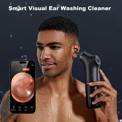 2024 Nuovo Design Smart Visual Ear Washing Cleaner Kit irrigatore per le orecchie Strumento Wifi Visibile Endoscopio Otoscopio Cerume Sciacquone Removere