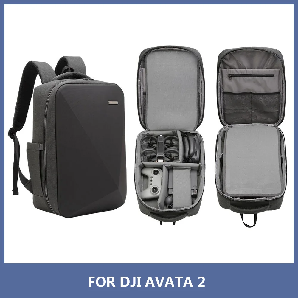 

Hard Shell Carrying Case for DJI Avata 2 Large Capacity Backpack Travel Shoulder Bag Storage Bag For DJI Avata 2 Accessories