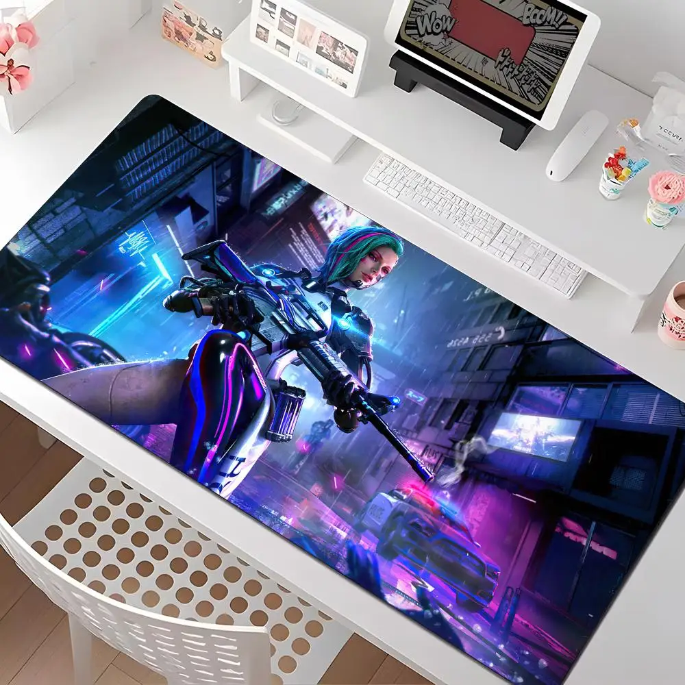 

Коврик для мыши Garena Free Fire, несколько размеров, большой квадратный коврик для компьютерного офиса, игрового стола, резиновые противоскользящие коврики для мыши