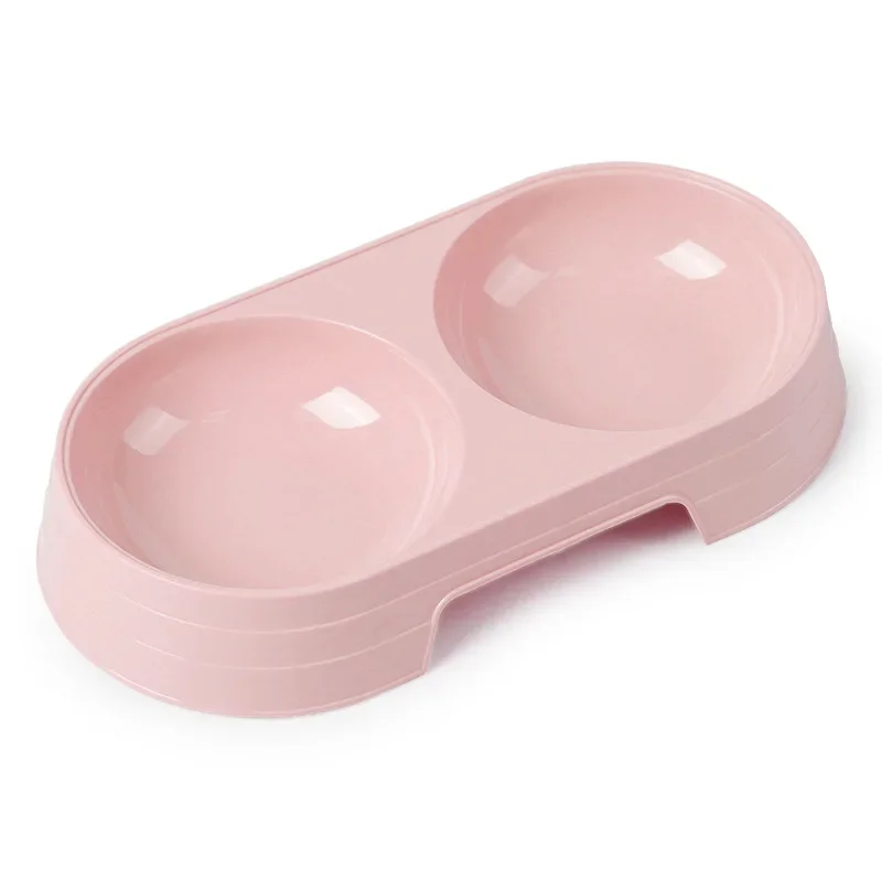 Stainless Steel Feeding Supplies for Cats and Puppies Dual Pet Bowl Dog Food Water Dispenser Pet Water Dispenser Dog Accessories