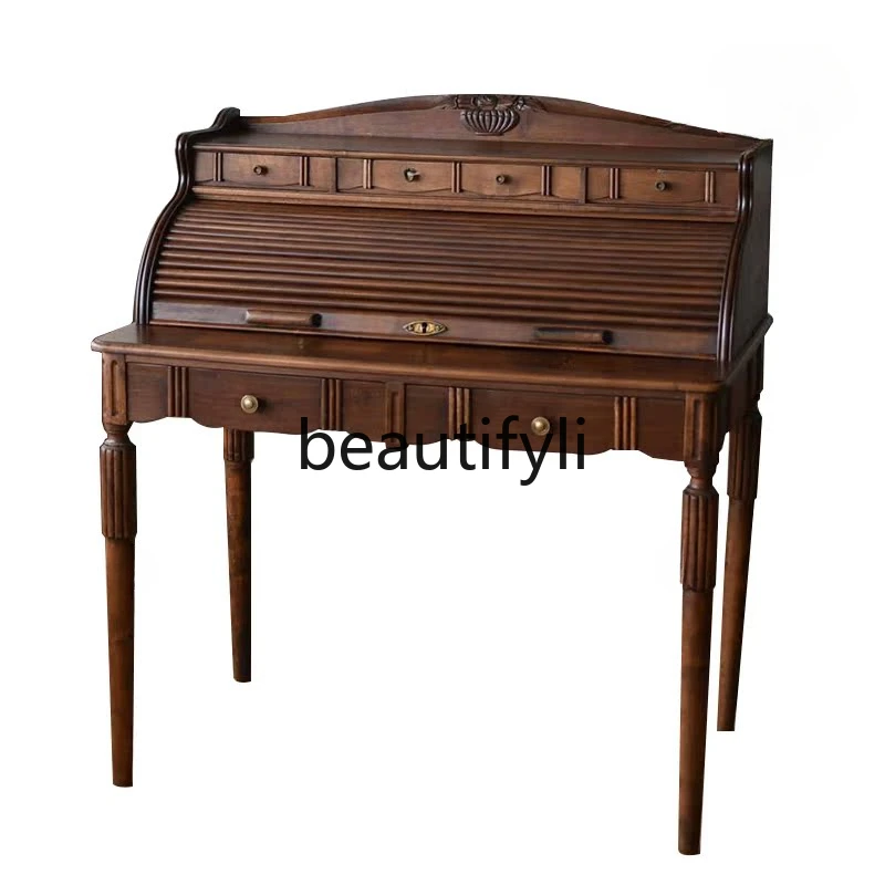 

Classical princess makeup table medieval old desk personalized creativity