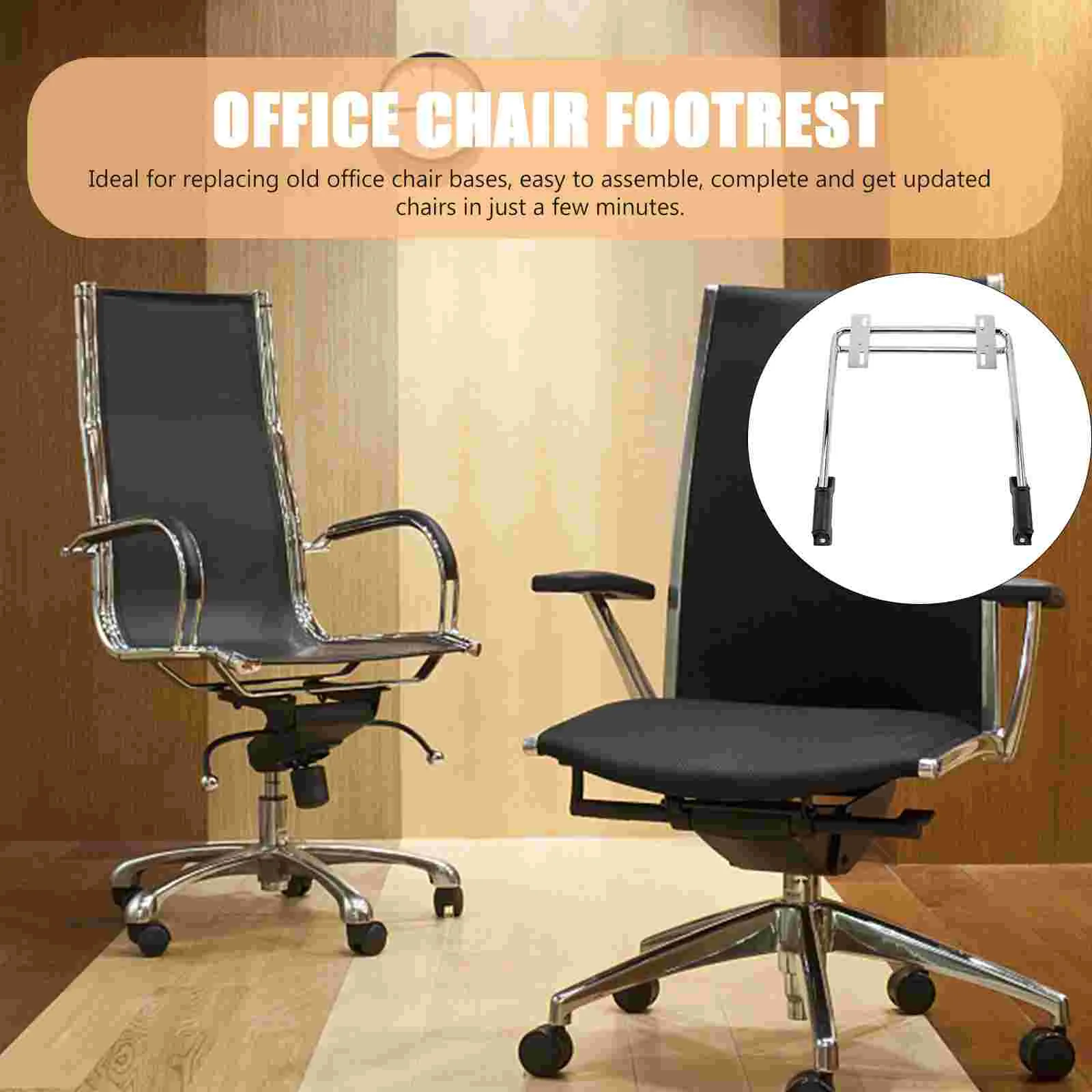 Computer Chair Foot Cushion Pad Footrest Drawer White Desk Pull Office Ergonomic