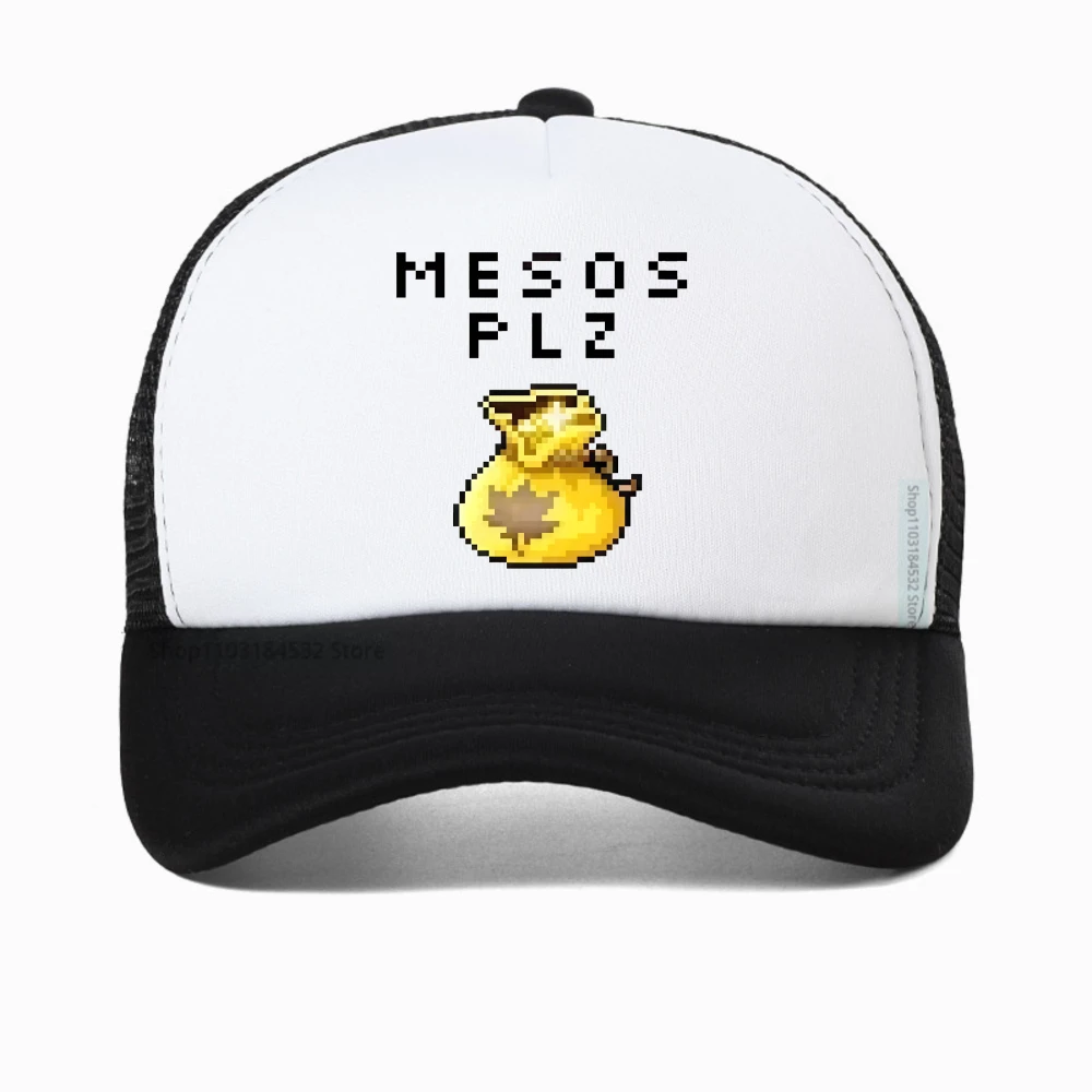 

MapleStory Kawaii Funny Printed baseball cap Buddy Personalize Homme Korea Style Hot Game caps summer Breathable snapback hats