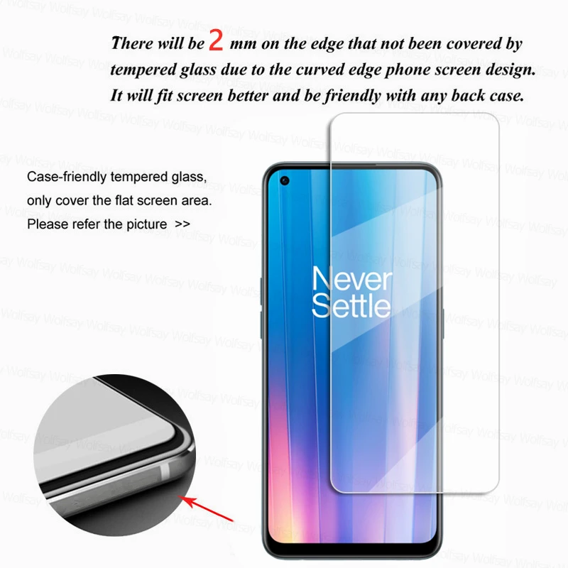 Clear Glass For OnePlus Nord CE 2 5G Glass Screen Protector OnePlus Nord CE 2 5G Tempered Glass Phone Film OnePlus Nord CE 2 5G