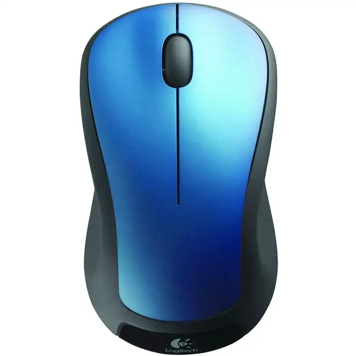 Mouse Logitech M310 XL, full size con comode bordi in gomma, blu pavone