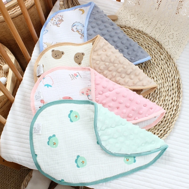 Newborns Baby Cloud Pillow Cartoon Print Infants Bed Pillow Breathable Pillow Sweat-Absorption Toddlers Pillow for Boy Girls