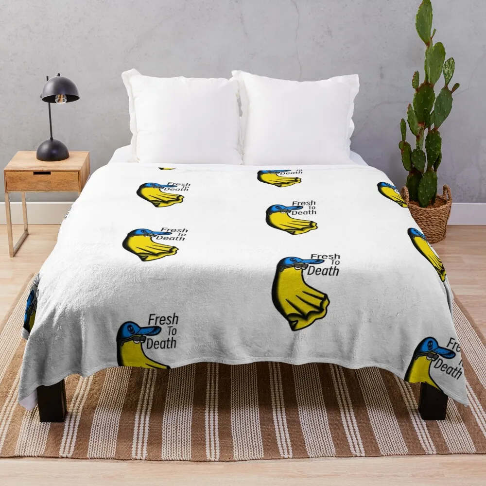 Fresh To Death Throw Blanket Warm Bed linens Summer Blankets