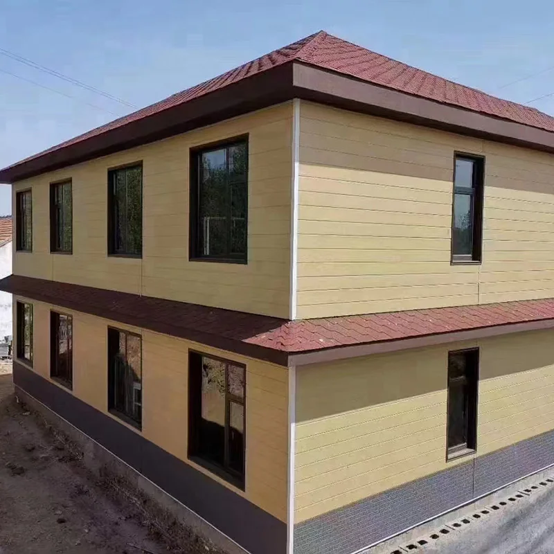 High Quality Custom Modern Luxury Prefabricated Steel Structure Multi Story Villa Townhouse