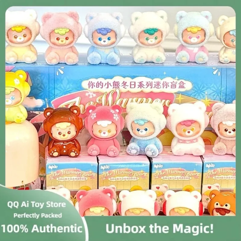 Echte Diudiu Baby Be Your Bb Bears Series Mini Blind Box Kawaii Speelgoed Figuur Verrassing Mystery Box Poppen Brithday Gift