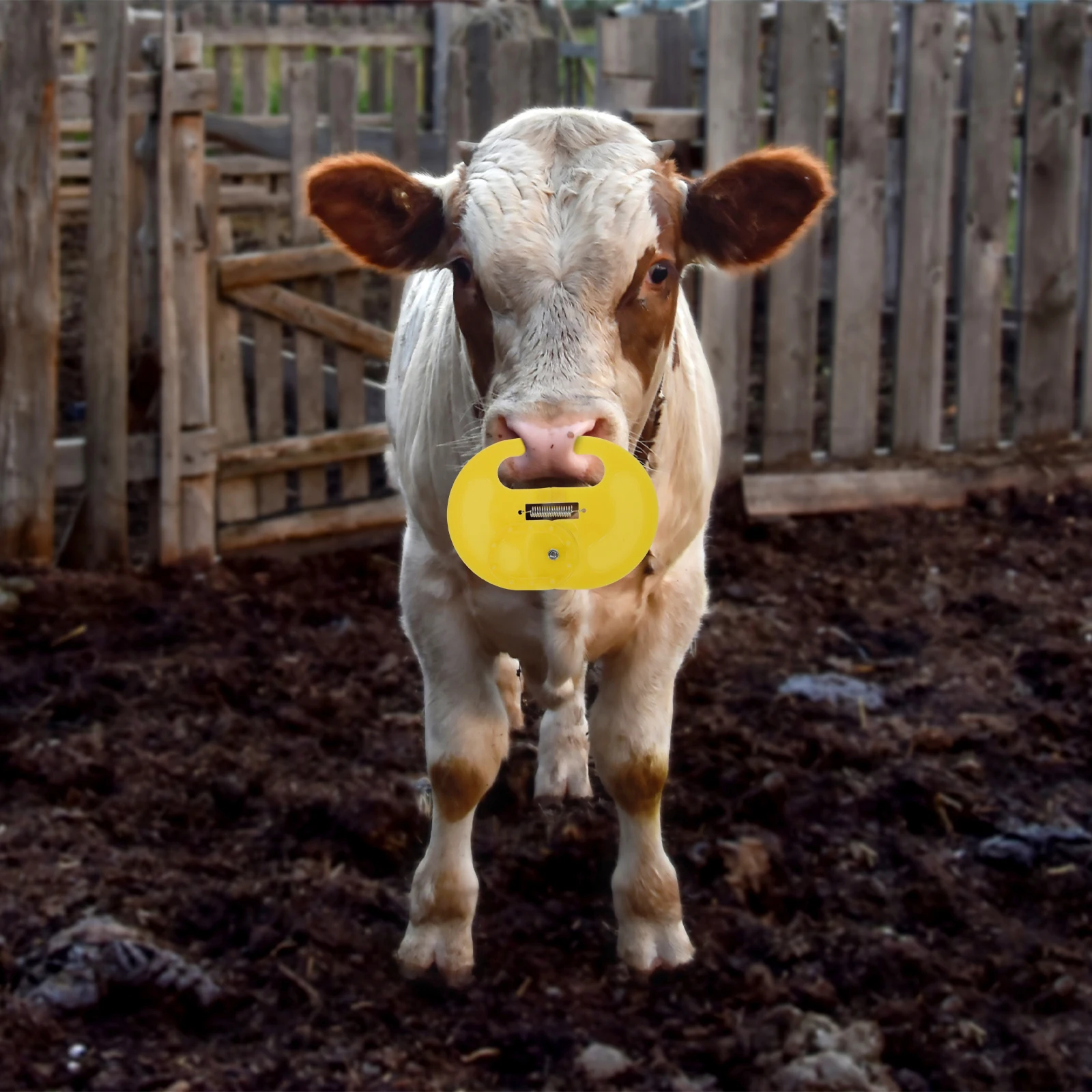 

4pcs Plastic Weaner Tool Cattle Nose Clip Livestock Equipment Weaning Supply Weaner Clip Sucking Prevention Clamps
