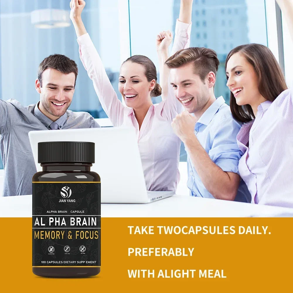 

1 bottle of Brain Capsule Alpha improves memory enhances thinking ability improves attention is a health food