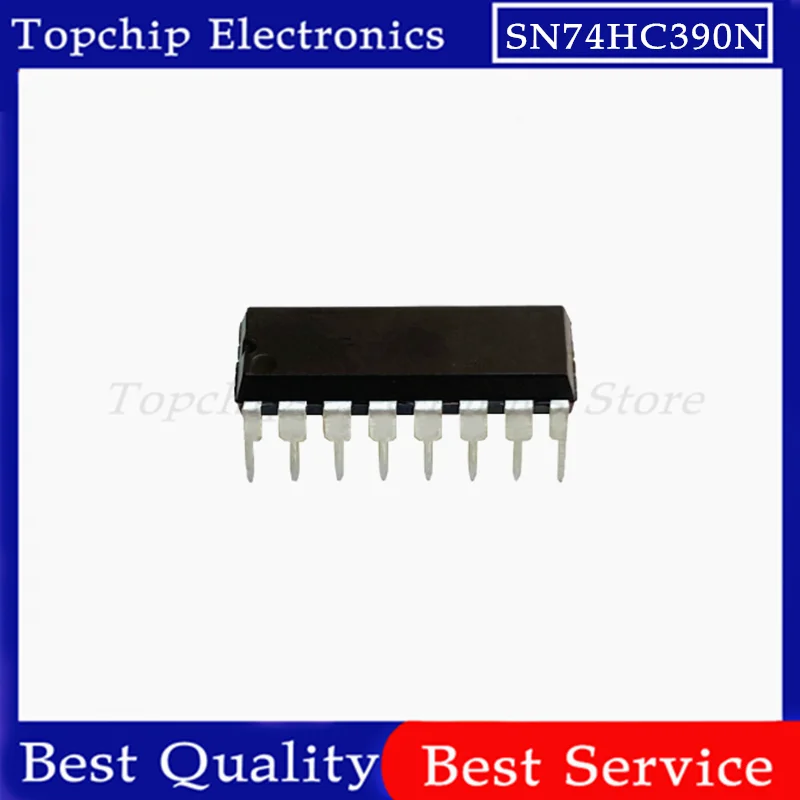 10pcs SN74HC390N SN74HC390 74HC390 DIP-16