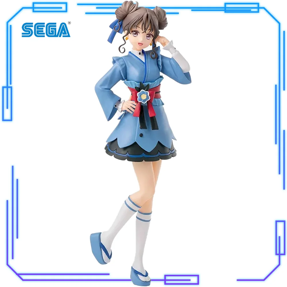 

В наличии SEGA, оригинальная аниме Maebashi Witches Desktop × Decorate Collections Mai Kamiizumi 17 см DDC Модель игрушки Фигурки Подарок