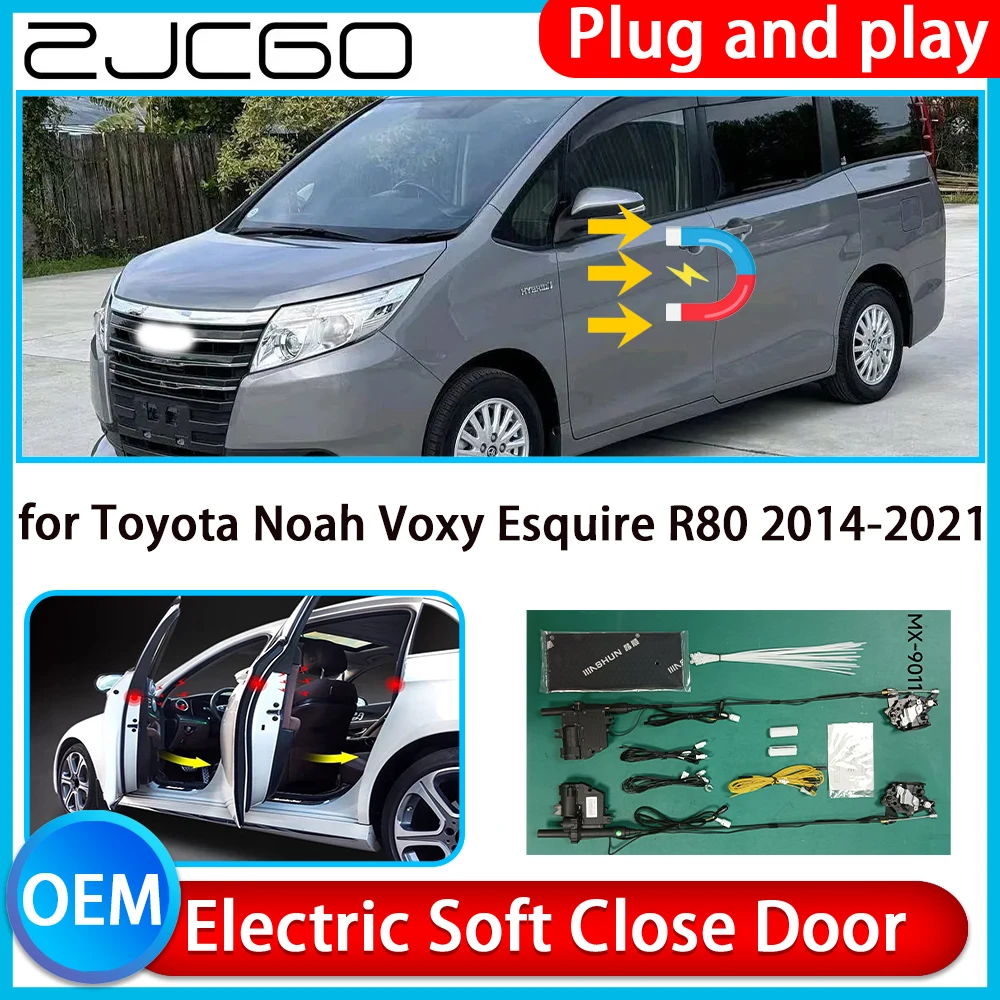 

for Toyota Noah Voxy Esquire R80 2014-2021 Auto Pull Car Soft Close Kit Door Power Latch Electric Door Catch Soft Closing Assist