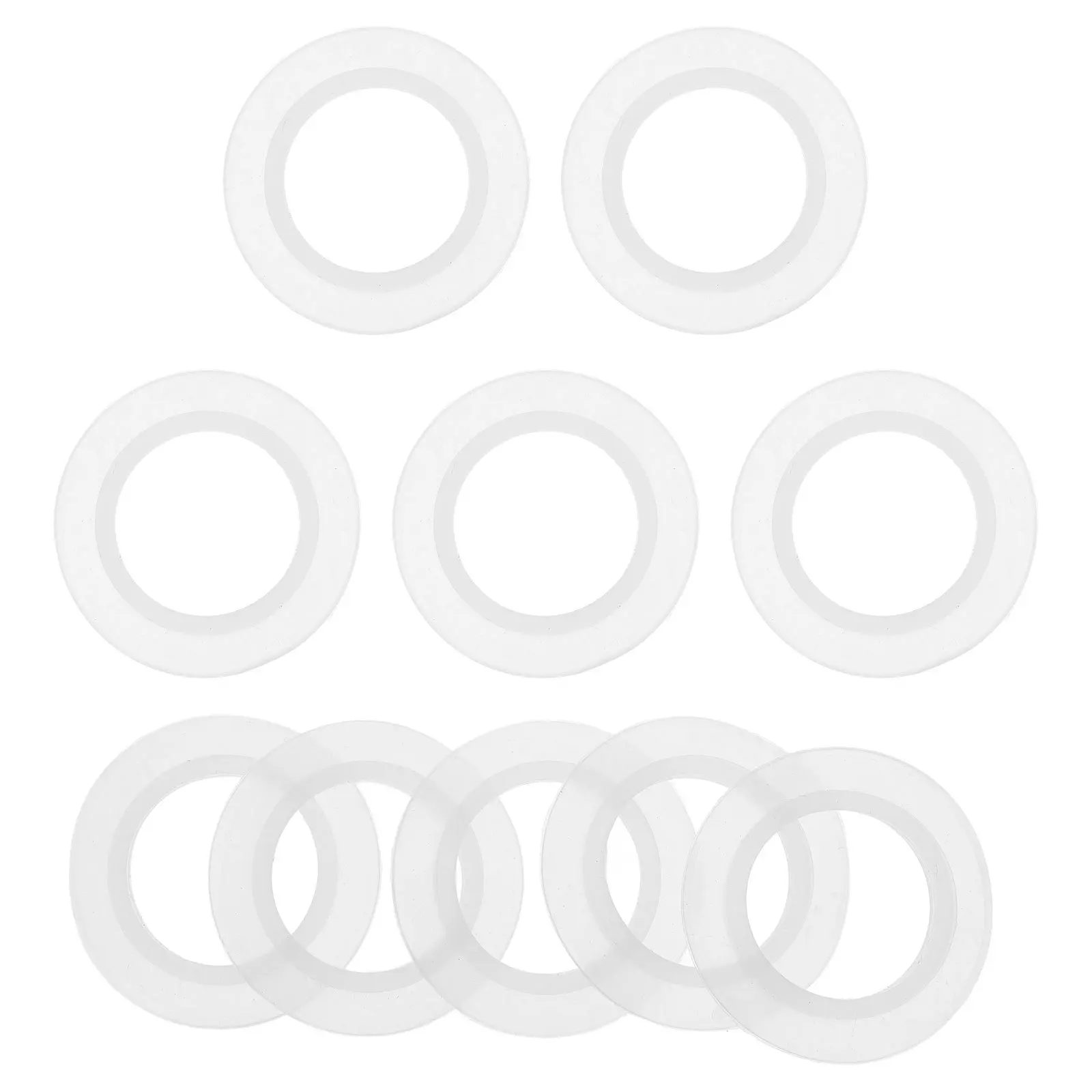 

10pcs Silicone Sealing Gaskets Kit Universal Tub Drain Gasket Replacement For Bathroom Sink Basin Overflow Shower Faucet