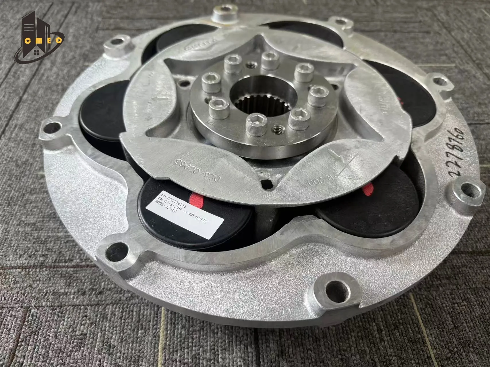 New P/N. 2278760 Elastic Coupling - Compact Excavator Spare Part Hydraulic Pump Elastic Coupling