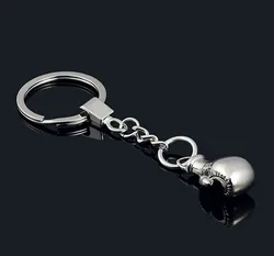 New Design Boxing Glove key chain -Hot Cool metal Barbell Keychain Sports Car Key Ring Bag pendant key Holder Best Gift jewelry
