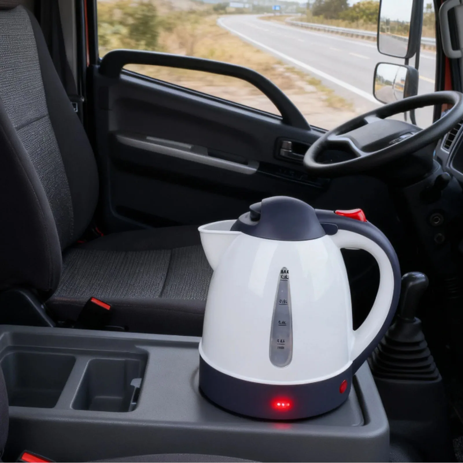 

Portable Car Electric Kettle 1000ml - Cigar Lighter Powered Heated Water Tea Coffee Kettle with Auto Shut Off