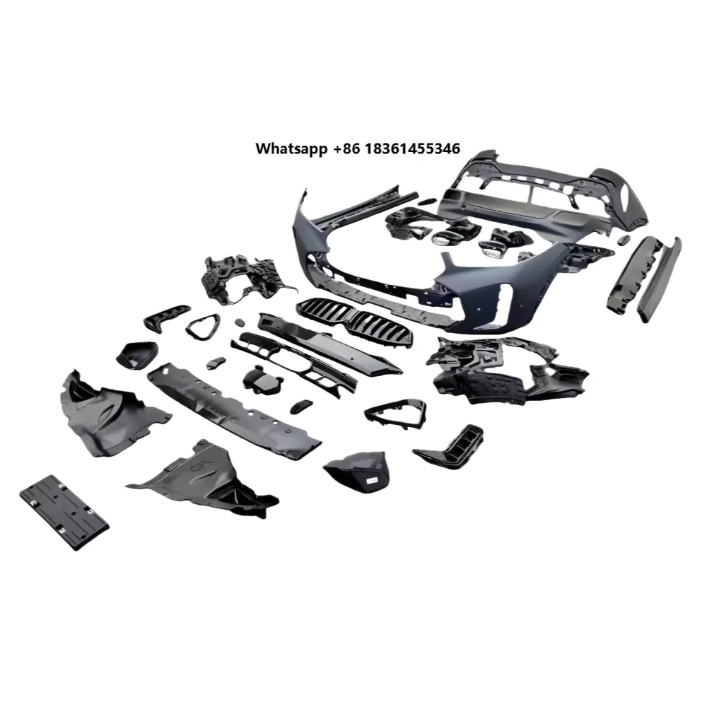 

For X6 G06 2011-2022 2024 X6 G06 LCI M-tech Bumper Body Kit (with Headlights) Bolt-On