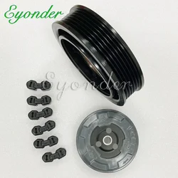 AC A/C Compressor Clutch Pulley 6SEL16C for Peugeot RANCH GRAND RAID 5008 308 SW 1.4 1.6 6453YQ 890847 6453.WJ 447150-1740