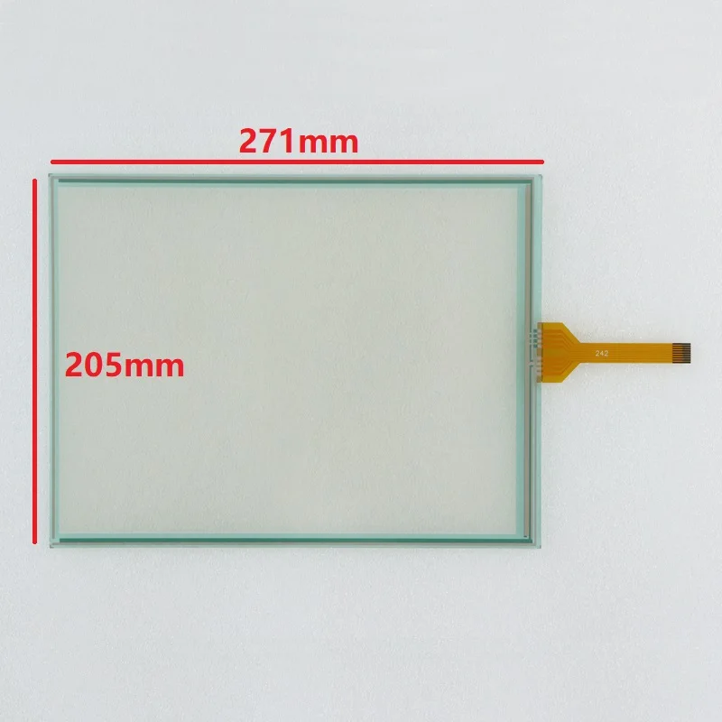 12.1-inch 8-wire 271X205mmG.T./GUNZE U.S.P. 4.484.038 G-26 Resistive Touch Screen Glass Panel 271*205mm