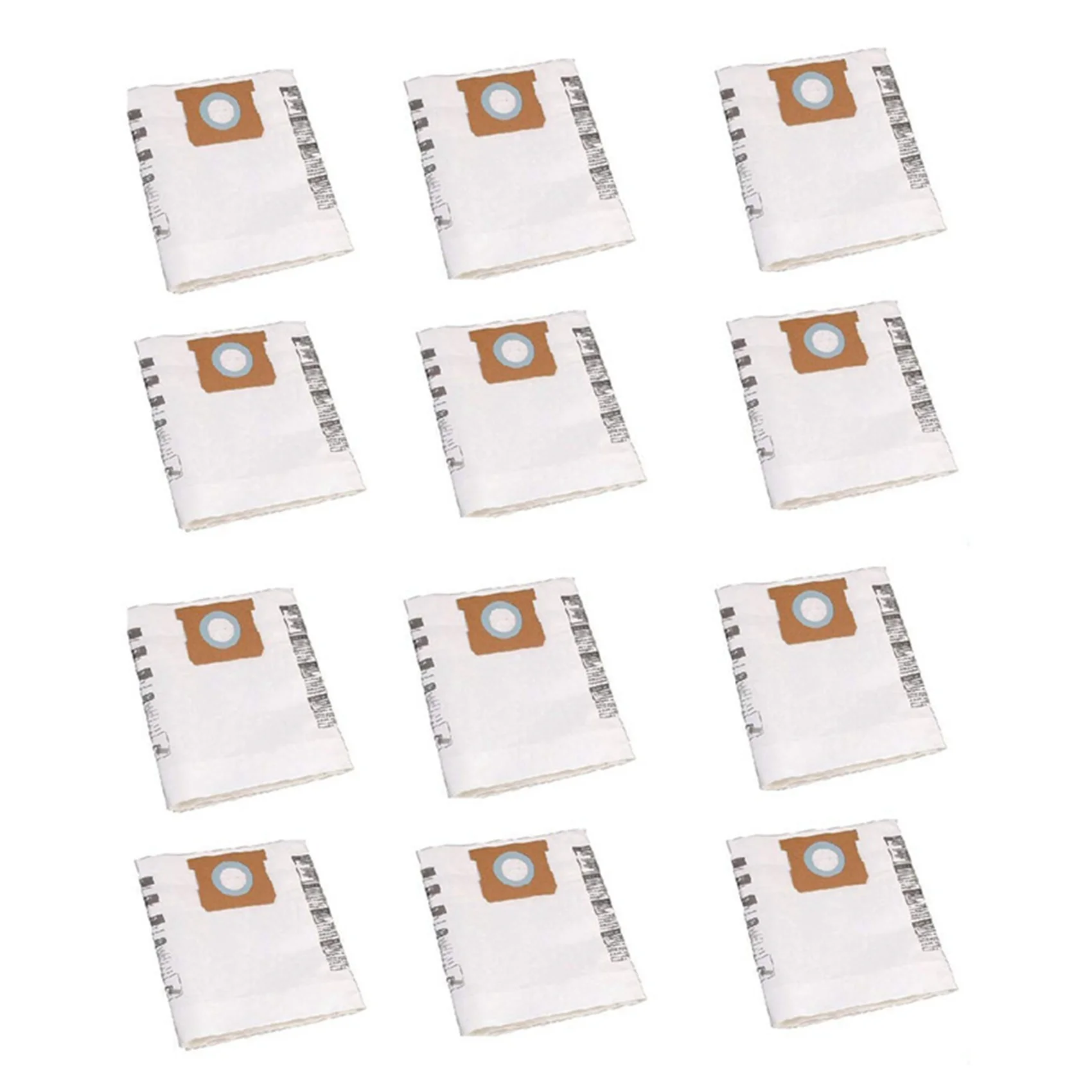 ABXF-12 Pcs Universal Dry Vac Dust Bag 5 To 8 Gallon Vacuum Cleaners For Shop Vac 5-8 Gallon Ridgid VF Dust Bags