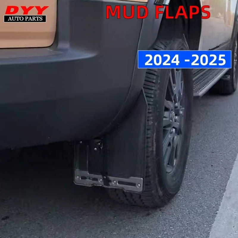 Off‑road Splash Guard Mud Flap Set Fits 2024 JDM LC250, Wheel‑well Anti‑splash Exterior Modification Accessories